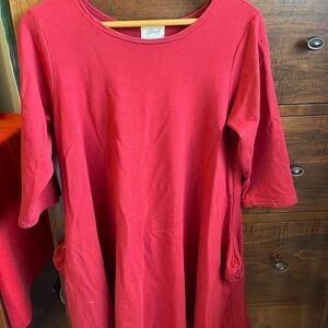 Blondie Apparel River Bend Tunic 3/4 sleeve